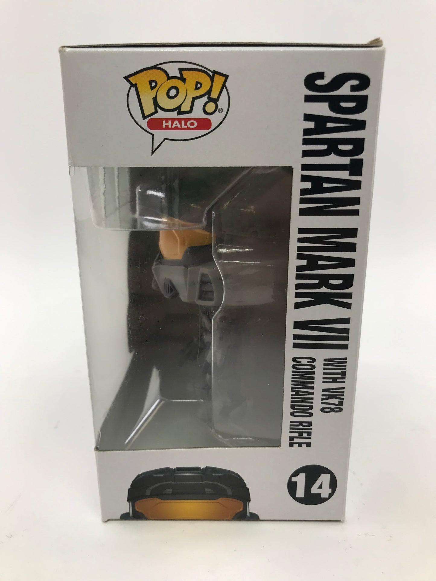 New Funko Pop Halo Spartan Mark VII #14 With VK78 Commando Rifle In Box