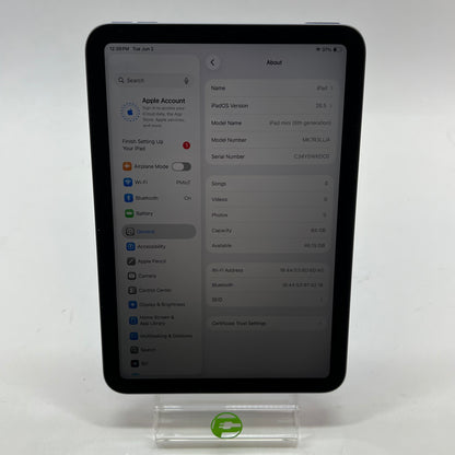 WiFi Only Apple iPad 6th Gen 64GB Purple MK7R3LL/A