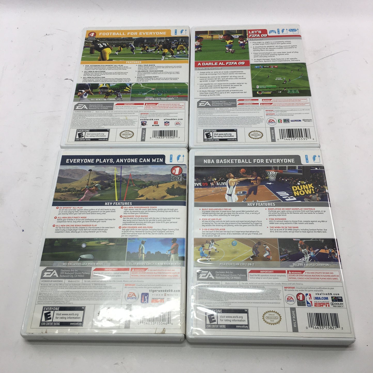 Lot of 55 Nintendo Wii Games [Mario Power Tennis, Donkey Kong, Just Dance, More]