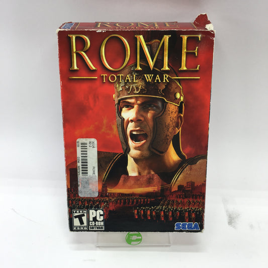 Rome: Total War (PC, 2004) Complete in Original Box w/ Manual, SEGA Version, CIB