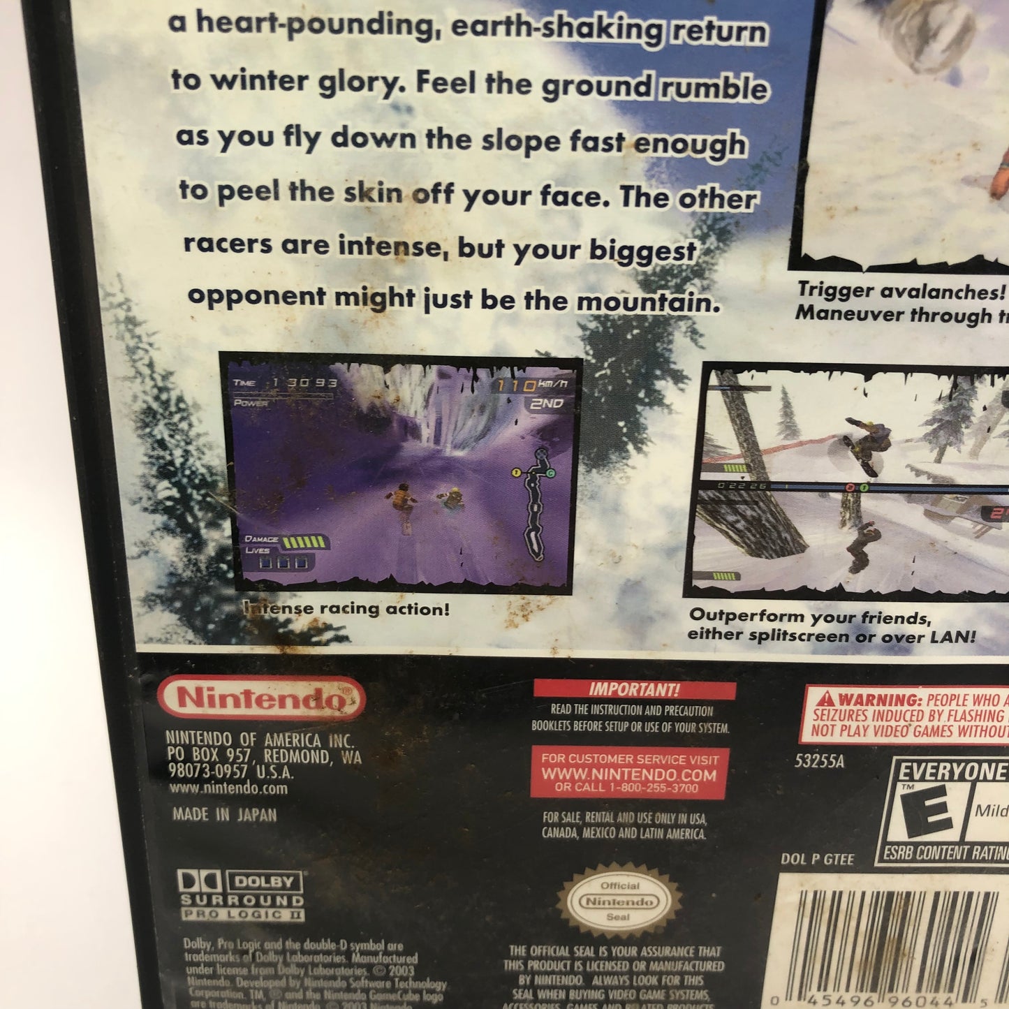 1080 Avalanche (Nintendo GameCube, 2003) No Manual