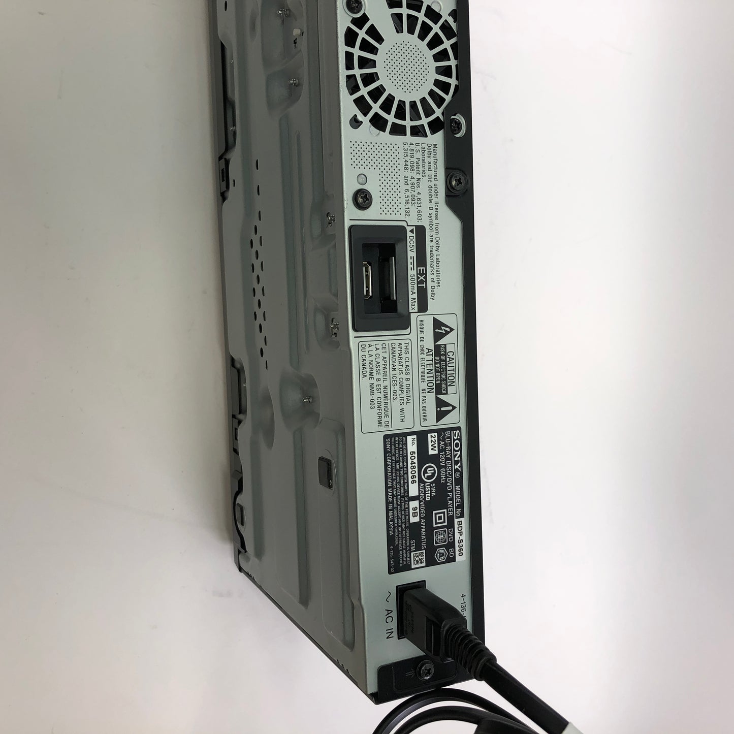 Sony BDP-S360 Blue-Ray Disc/DVD Player