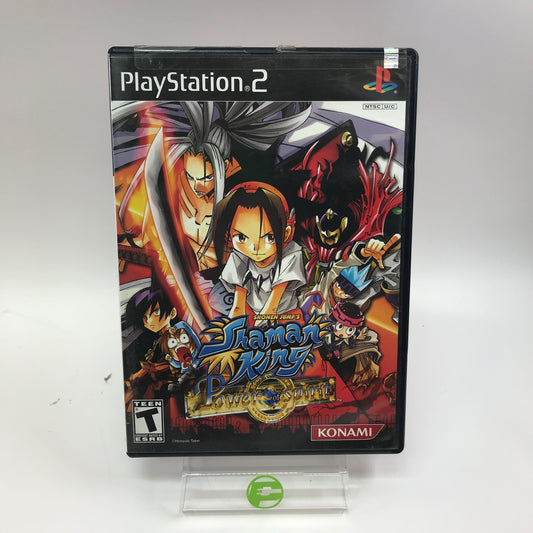 Shaman King Power of Spirit (Sony PlayStation 2 PS2, 2004) CIB