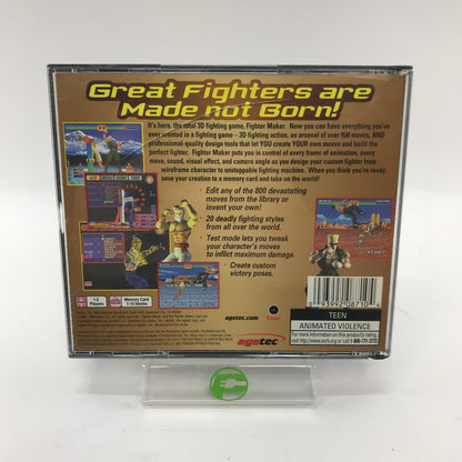 Fighter Maker (Sony PlayStation 1 PS1, 1999) CIB Tested Working