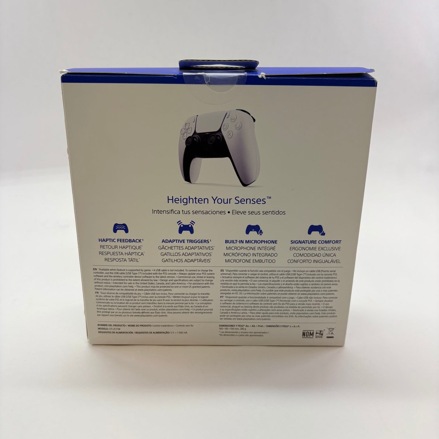 New Sony PlayStation 5 PS5 DualSense Wireless Controller White CFI-ZCT1W