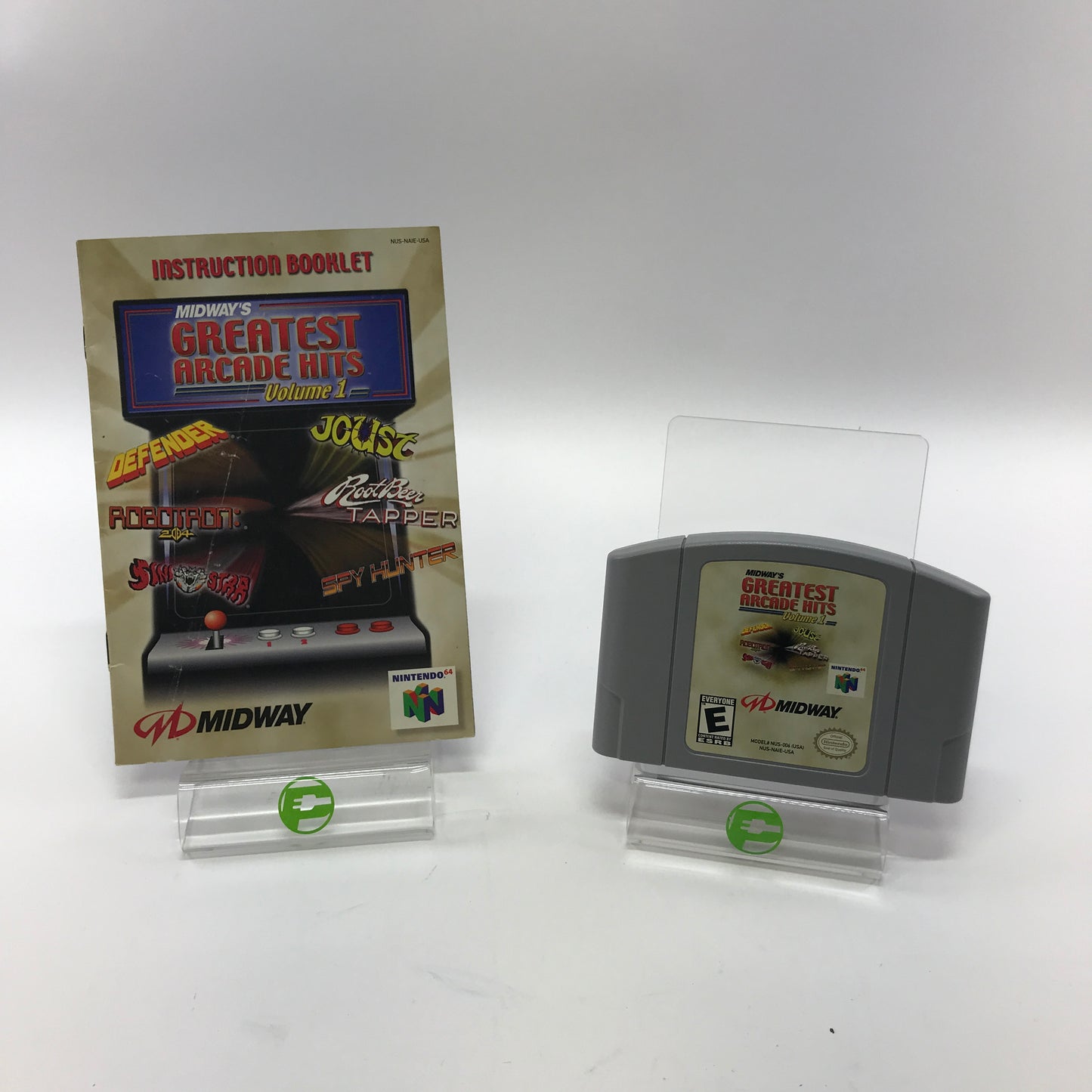 Greatest Arcade Hits Volume 1 (Nintendo 64 N64, 2000) Tested Works