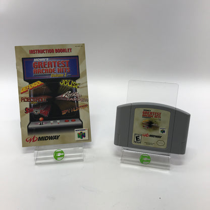 Greatest Arcade Hits Volume 1 (Nintendo 64 N64, 2000) Tested Works
