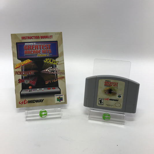 Greatest Arcade Hits Volume 1 (Nintendo 64 N64, 2000) Tested Works