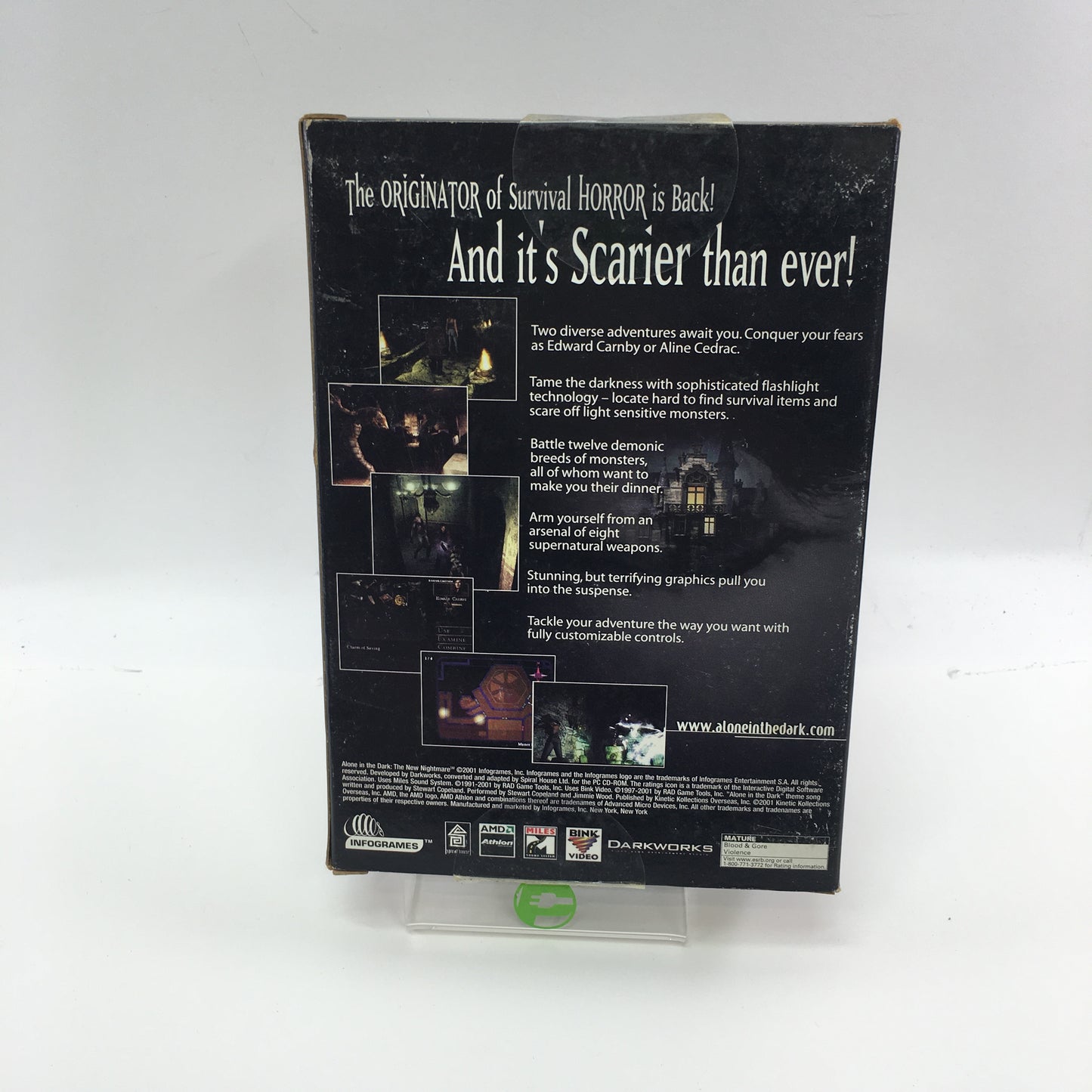 Alone in the Dark The New Nightmare (PC, 2000) in Original Box
