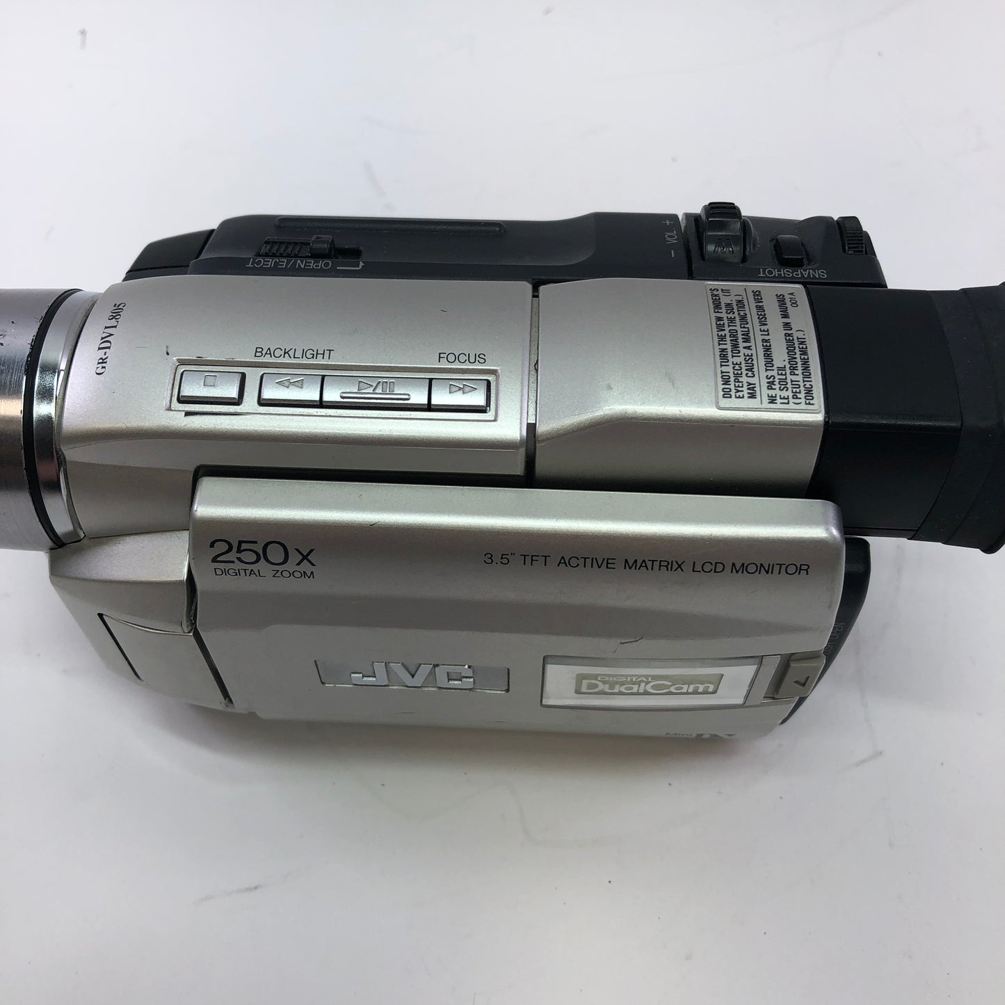 Broken JVC GR-DVL805U Digital Video Camera Parts Only READ Power Issue