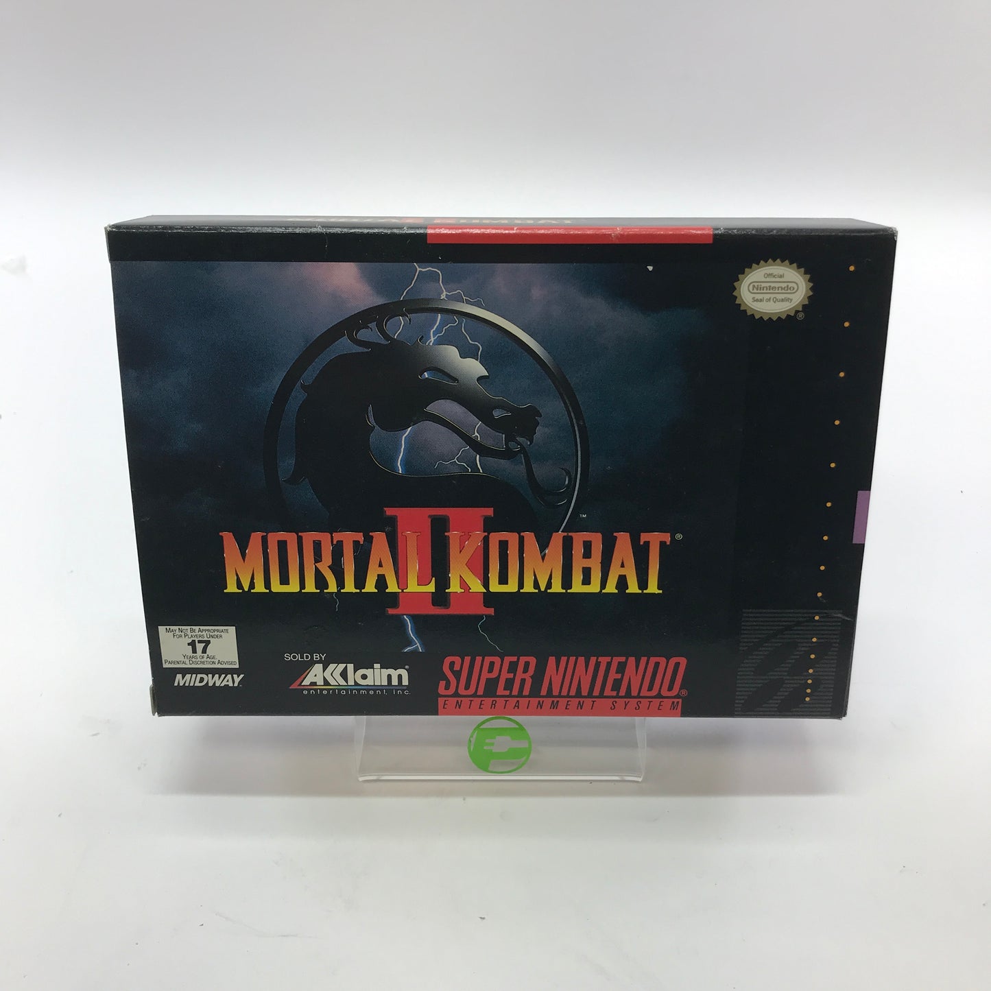 Mortal Kombat II (Super Nintendo SNES, 1994) Tested Works