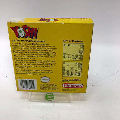 Yoshi (Nintendo GameBoy, 1992) Complete in Box w/ Inserts, CIB