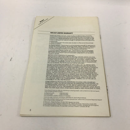 Q*bert (Atari 400, 1979) Cartridge and Manual Only