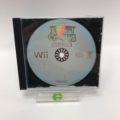 Animal Crossing City Folk (Nintendo Wii, 2008) Disc Only