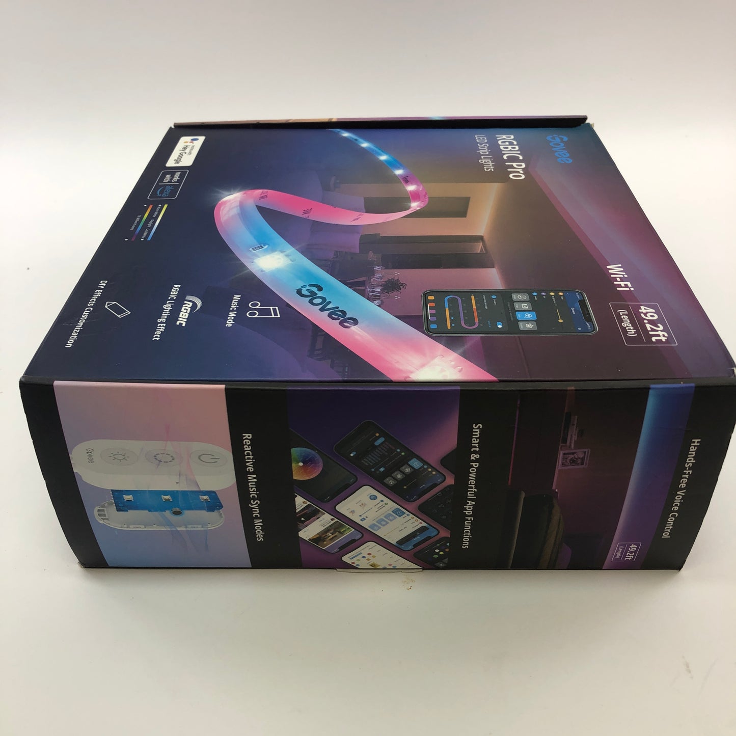 Govee RGBIC Pro LED Strip Lights 49.2 ft. H619D in Original Box