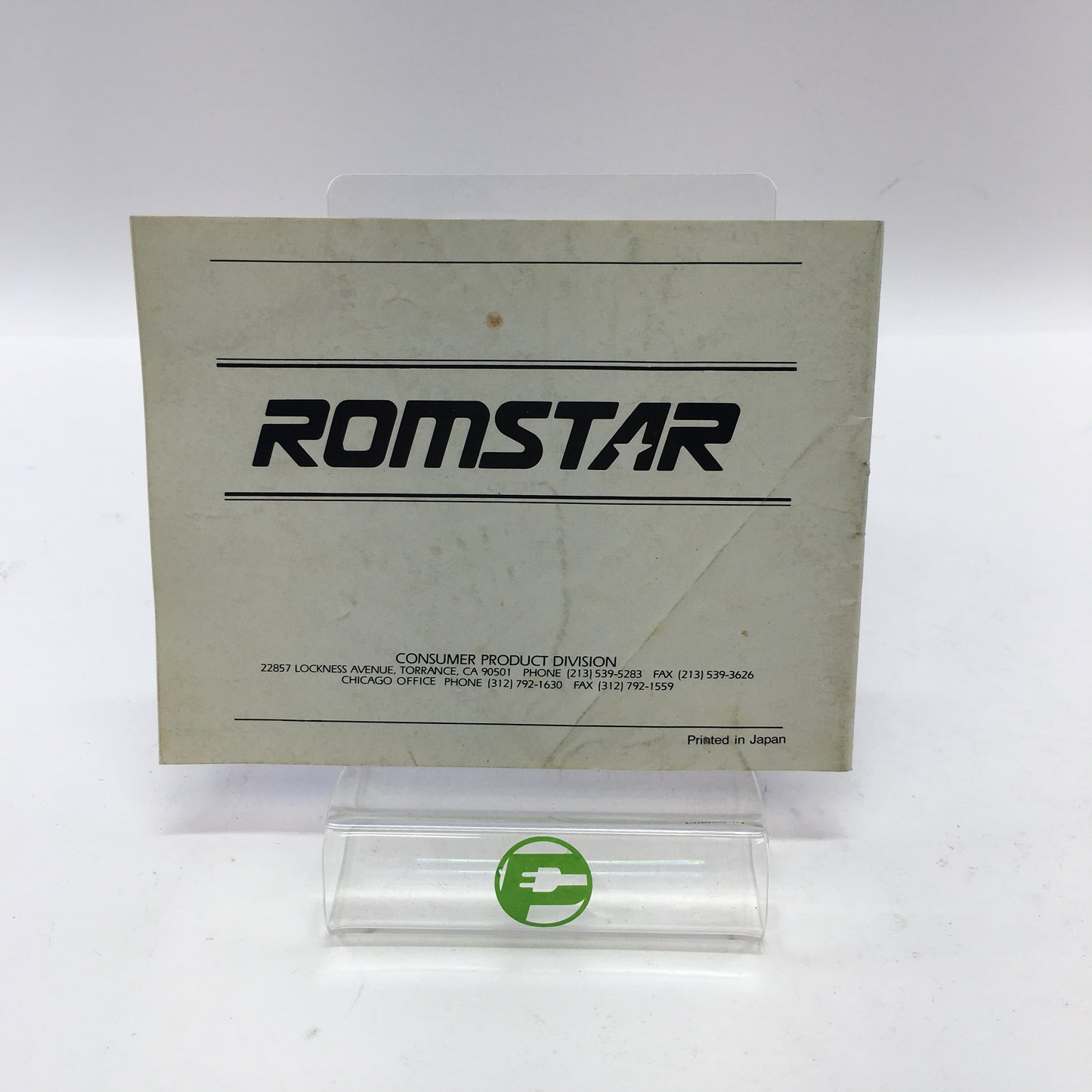 Thunder and Lightning (Nintendo NES, 1985) Tested Works