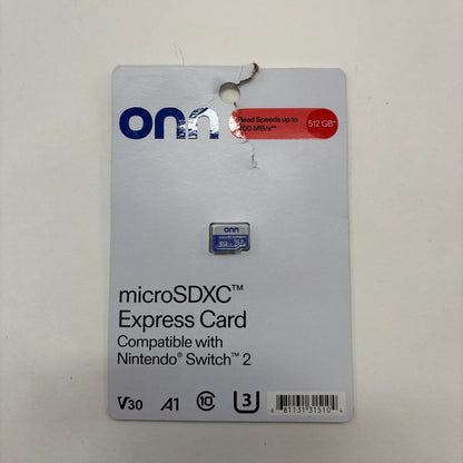 New Onn MicroSDXC 512GB 2535B