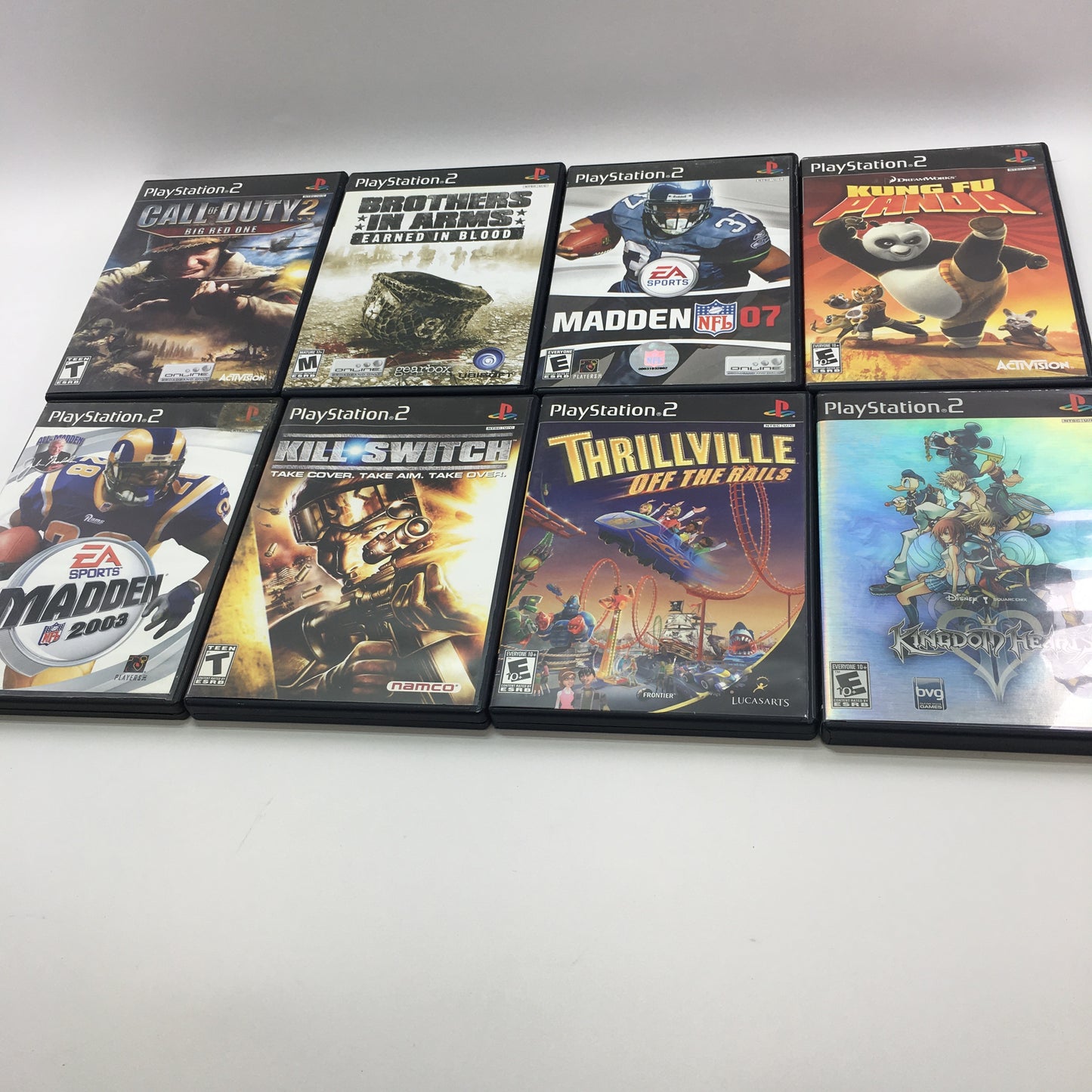 Lot of 79 Sony PlayStation 2 PS2 Games [Call of Duty, Kingdom Hearts and More]
