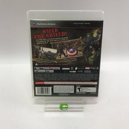 Captain America: Super Soldier (Sony PlayStation 3 PS3, 2011) CIB