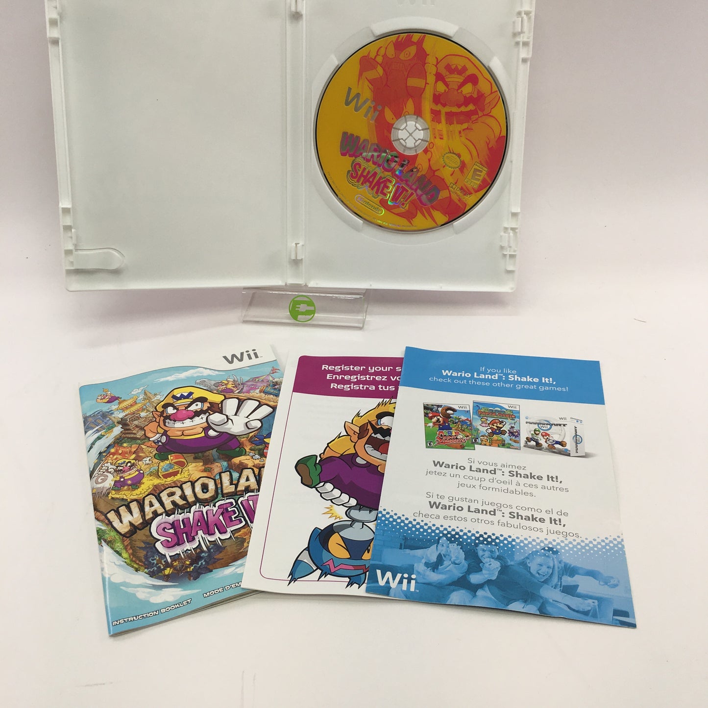 Wario Land Shake It (Nintendo Wii, 2008) CIB Tested and Working