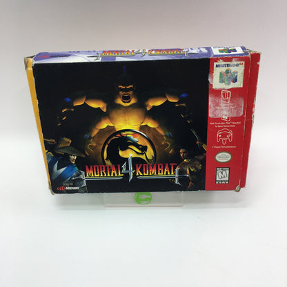 Mortal Kombat 4 (Nintendo 64 N64, 1998) Complete in Original Box, CIB