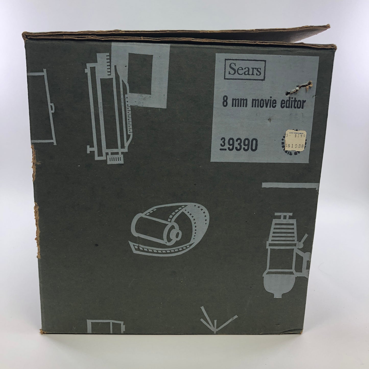 Sears 3 9390 8mm Viewer Editor w Empty Reel and Original Box