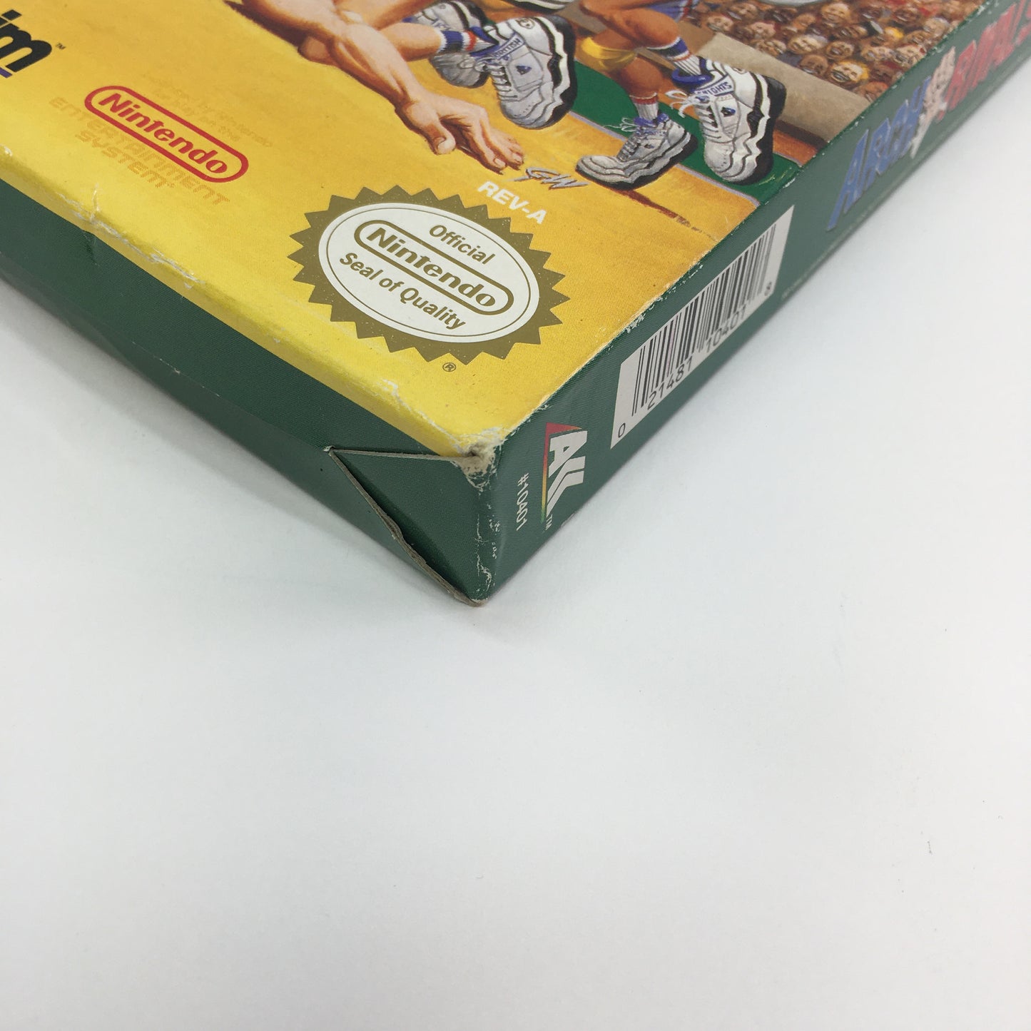 Arch Rivals (Nintendo NES, 1990) Tested CIB Original Box and Rare Poster