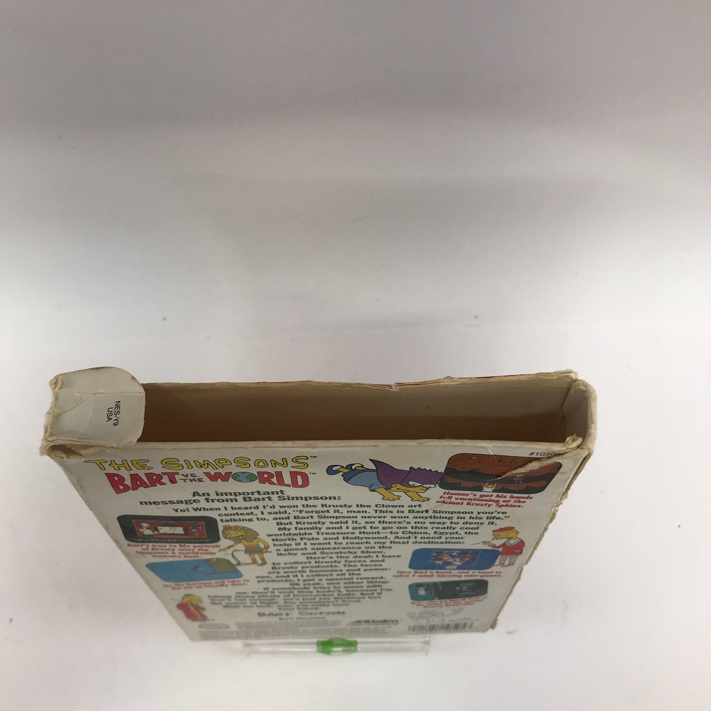 The Simpsons Bart vs the World (Nintendo NES, 1991) CIB w Dust Sleeve