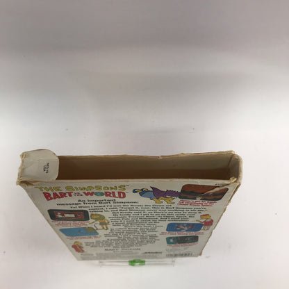 The Simpsons Bart vs the World (Nintendo NES, 1991) CIB w Dust Sleeve