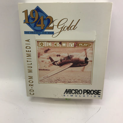 1942 Gold (PC, 1994) Complete in Original Box w/ All Inserts, CIB