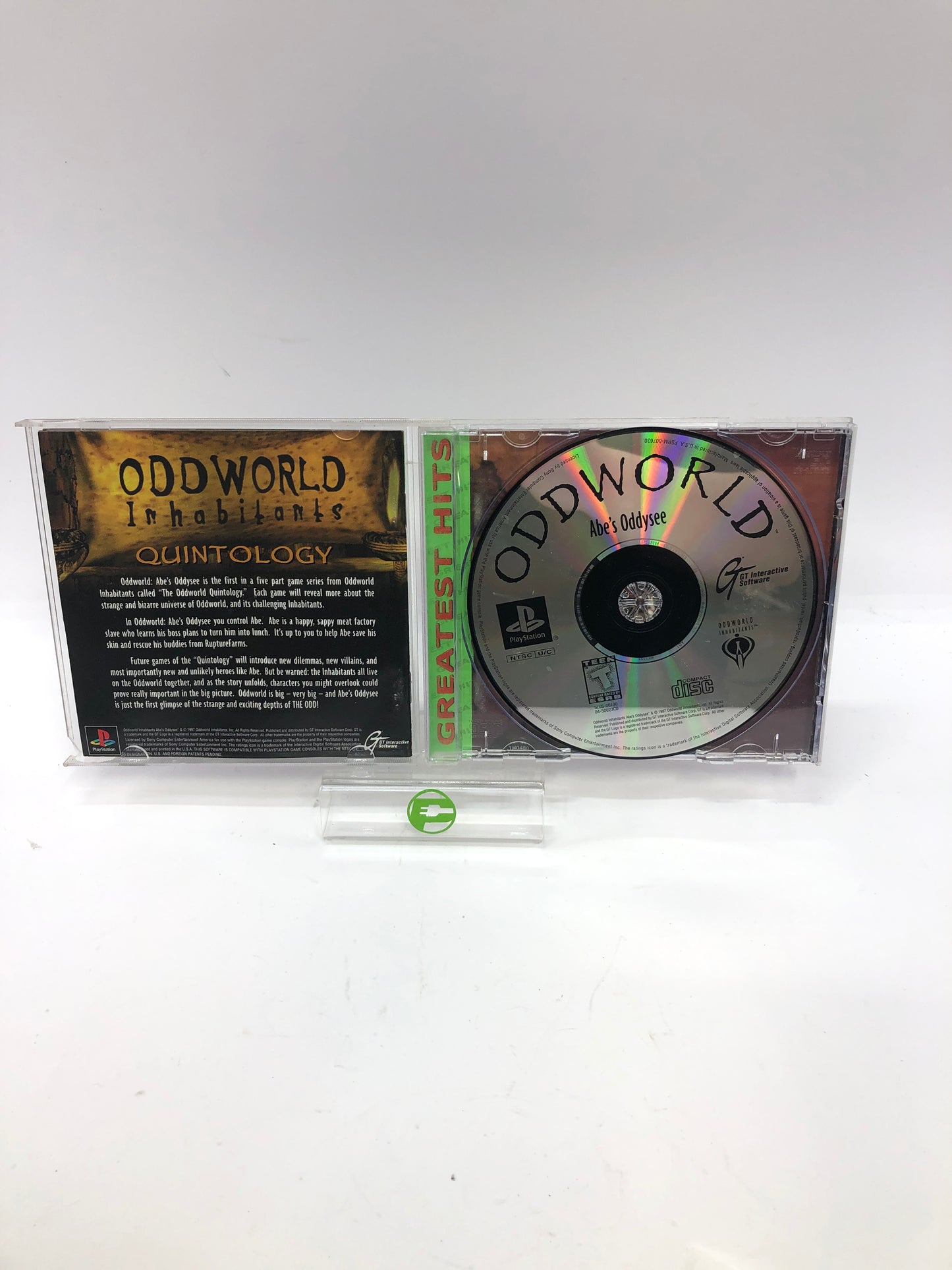 Oddworld Abe's Oddysee [Greatest Hits] (Sony PlayStation 1 PS1, 1997) CIB 