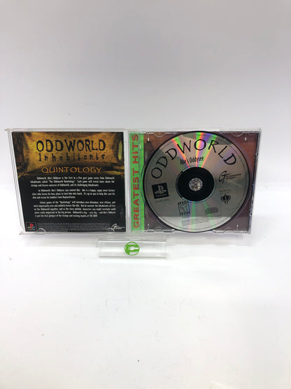 Oddworld Abe's Oddysee [Greatest Hits] (Sony PlayStation 1 PS1, 1997) CIB 