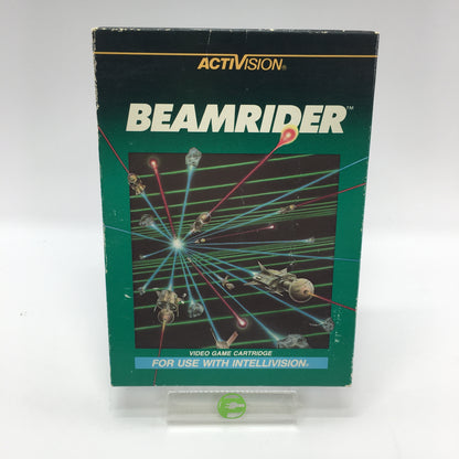Beamrider (Mattel Intellivision, 1982) Complete in Original Box w/ Overlays, CIB