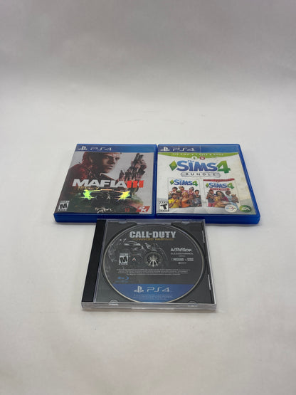 Lot of 3 Sony PlayStation 4 PS4 Games