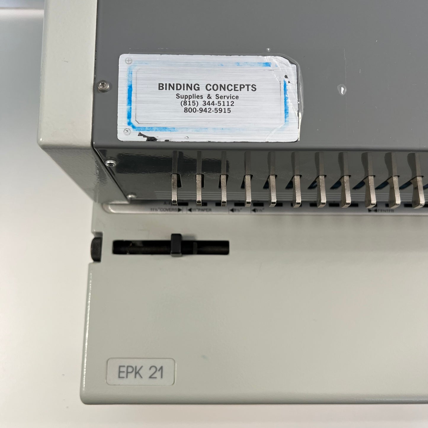 Ibico EPK 21 Automatic Binding Machine 
