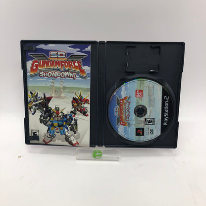 SD Gundam Force Showdown (Sony PlayStation 2 PS2, 2004) CIB Tested and Working
