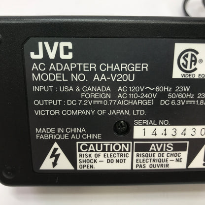 JVC AA-V20U AC Adapter Charger Camcorder Battery Charger OEM