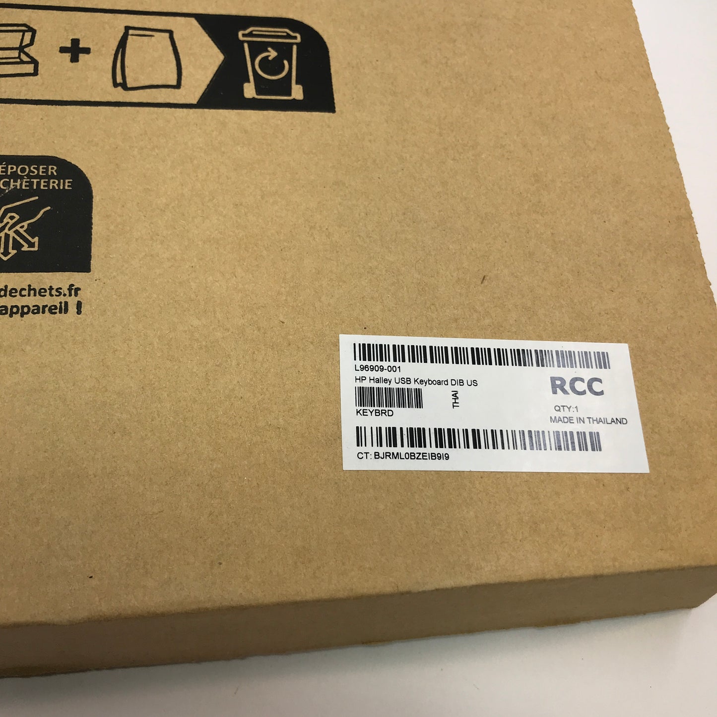 New HP Halley USB Keyboard DIB US HSA-P010K Lot of 4 HP USB Keyboard