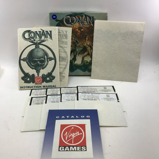 Conan The Cimmerian (PC, 1990) w Original Box and Inserts 525 Floppy Discs