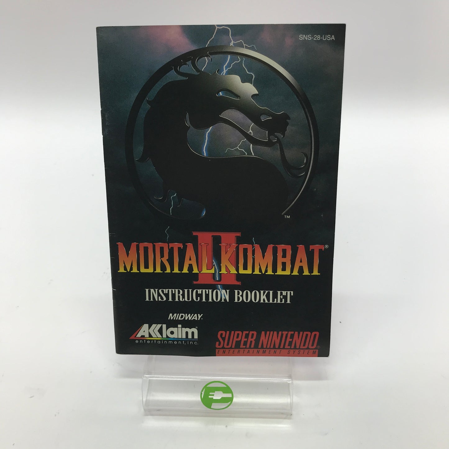 Mortal Kombat II (Super Nintendo SNES, 1994) Tested Works