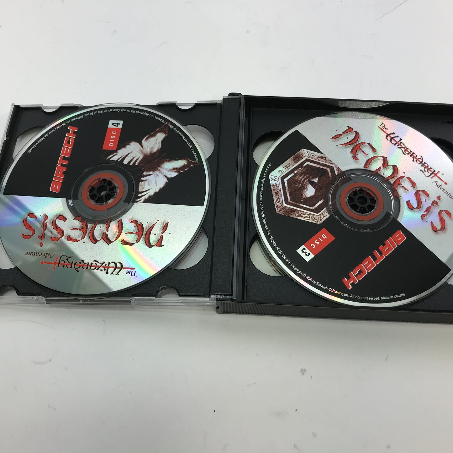 The Wizardry Adventure Nemesis (PC, 1996) Complete in Original Box w Manuals CIB