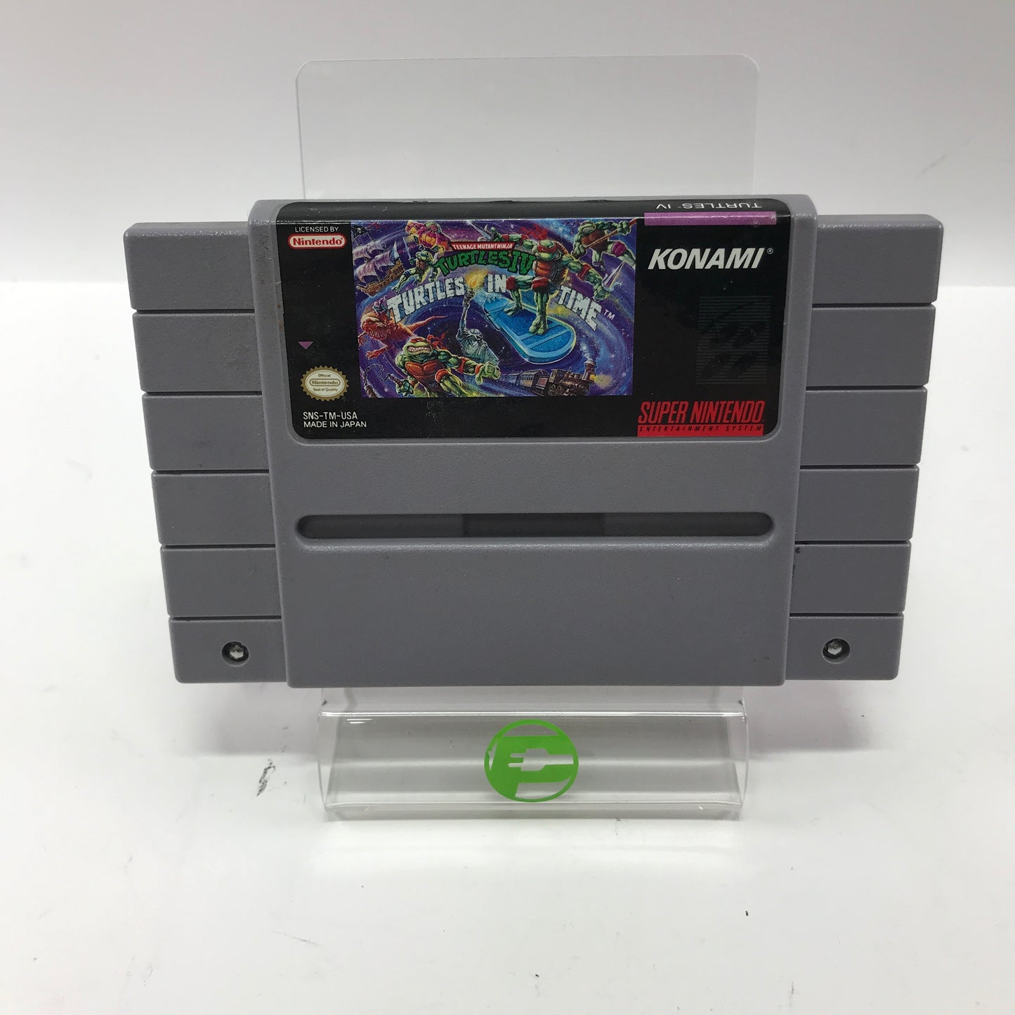 Teenage Mutant Ninja Turtles IV Turtles in Time (Super Nintendo SNES, 1992)