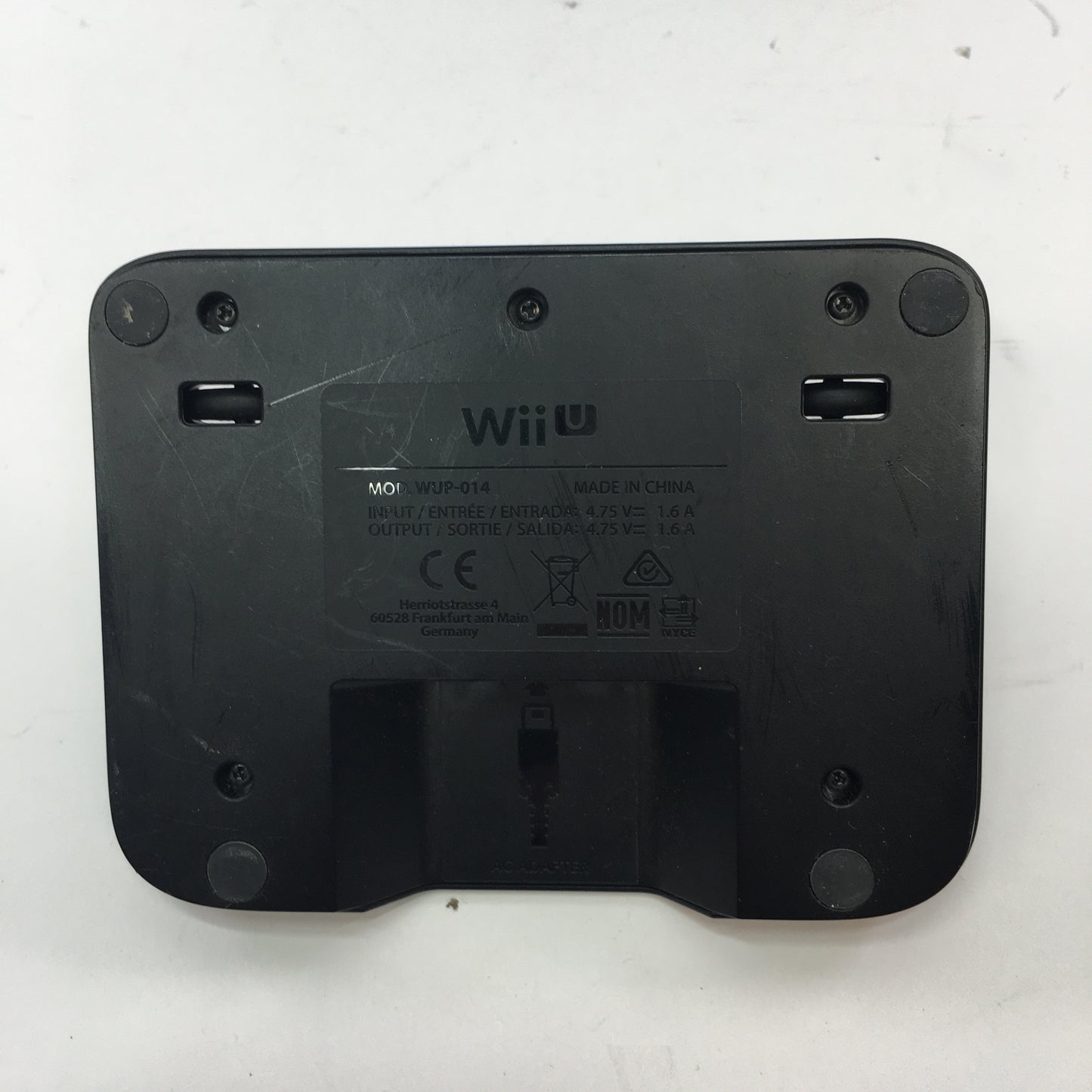 Nintendo Wii U Video Game Console Black CIB Tested and Working w Both Games