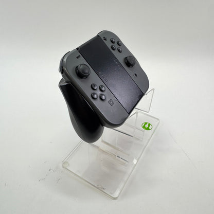 Nintendo Switch Joy-Cons Pair Controller HAC-015/HAC-016 Gray W/ Grip