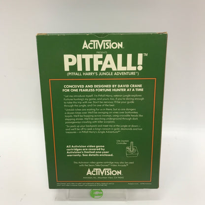 Pitfall (Atari 2600, 1982) Empty Vintage Box, Box Only