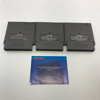 Lot of 3 Nintendo NES Games Shooting