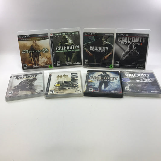 Call of Duty Collection and Bad Company Battlefield Sony PlayStation 3 PS3 Games