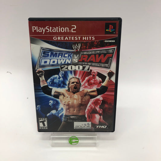 WWE Smackdown vs. Raw 2007 Greatest Hits,No Manual(Sony PlayStation 2 PS2, 2006)