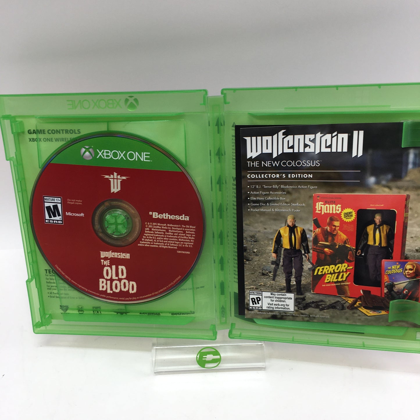 Wolfenstein The New Order and The Old Blood (Microsoft Xbox One, 2017)