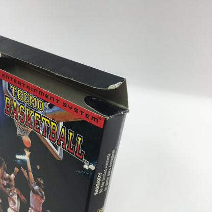 Tecmo NBA Basketball (Nintendo NES, 1992) Tested Original Box w Manual
